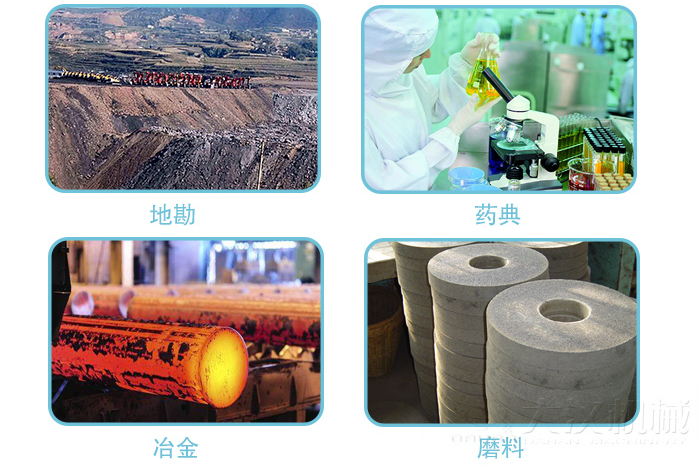 適用行業(yè):地堪，冶金，藥典,磨料