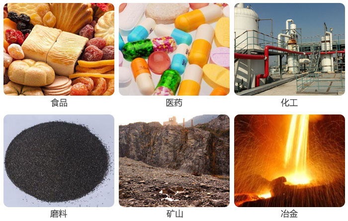 實(shí)驗(yàn)篩用于食品，磨料，醫(yī)藥，化工，冶金等行業(yè)的試驗(yàn)中。