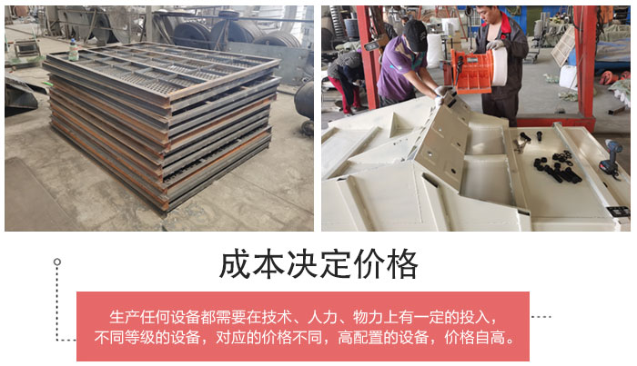 直線篩分機篩網(wǎng)，篩箱部件展示